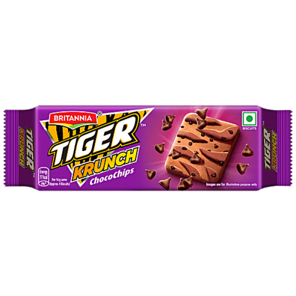 Britannia Tiger Krunch Choco Chip Biscuits