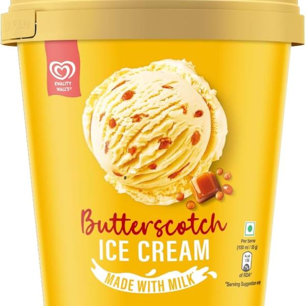 Kwality Wall’s Butterscotch Ice Cream