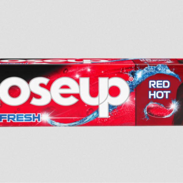 Closeup Red Hot Everfresh Toothpaste