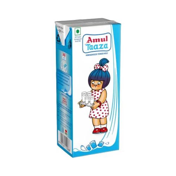 Amul Taaza Homogenised Toned Milk