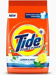 Tide Plus Double Power Detergent Powder (Lemon & Mint)